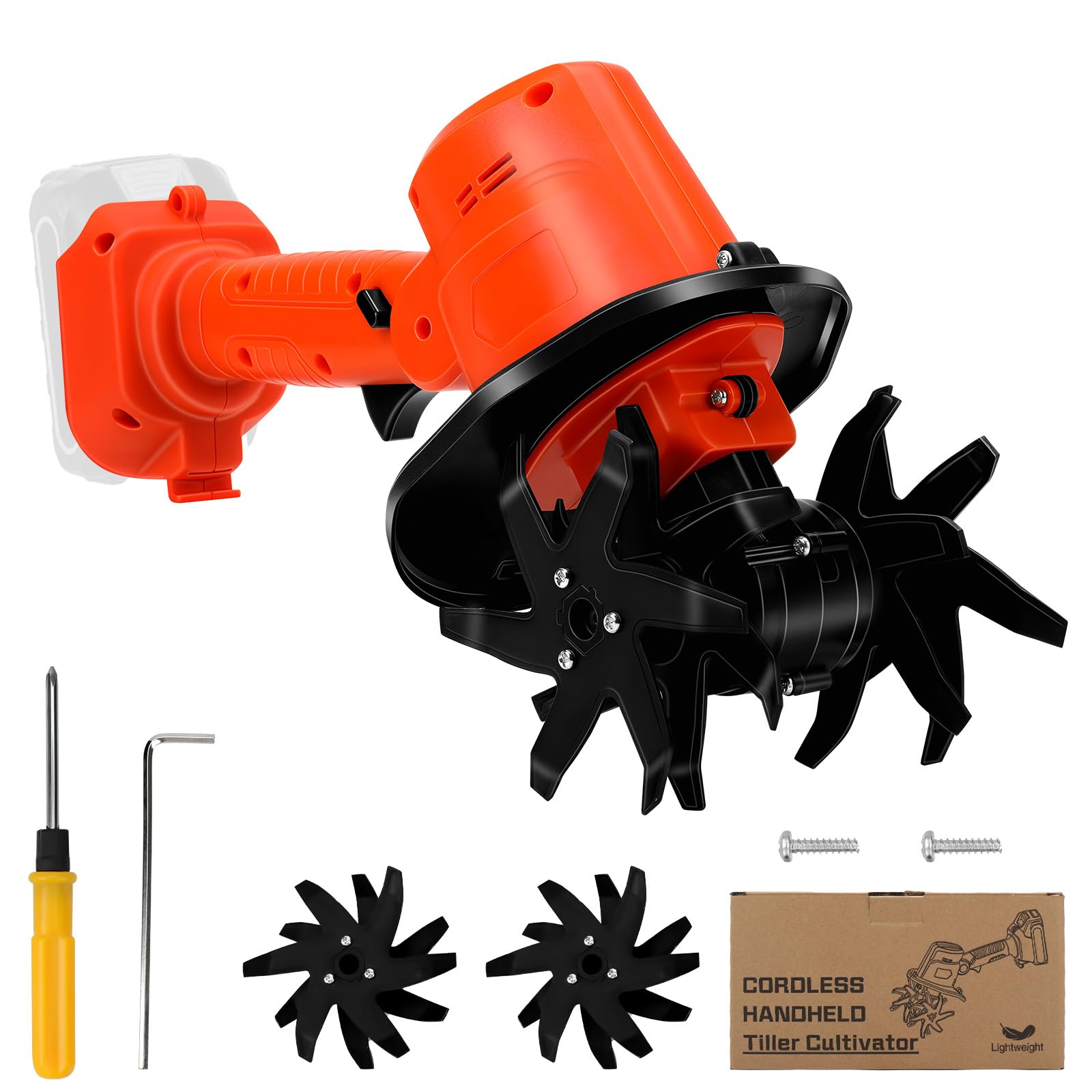 Amazon | Ceritica 電動耕うん機 コードレス充電式耕運機 家庭用 ミニ